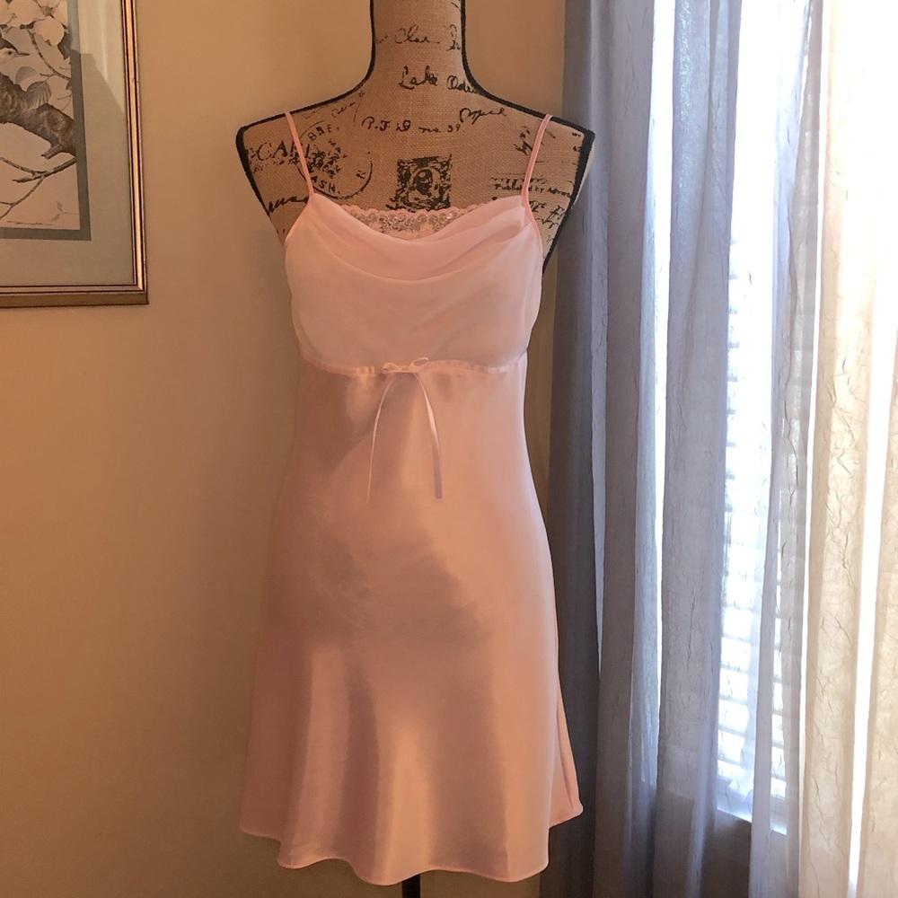 Delicates Satin & Chiffon Nightie